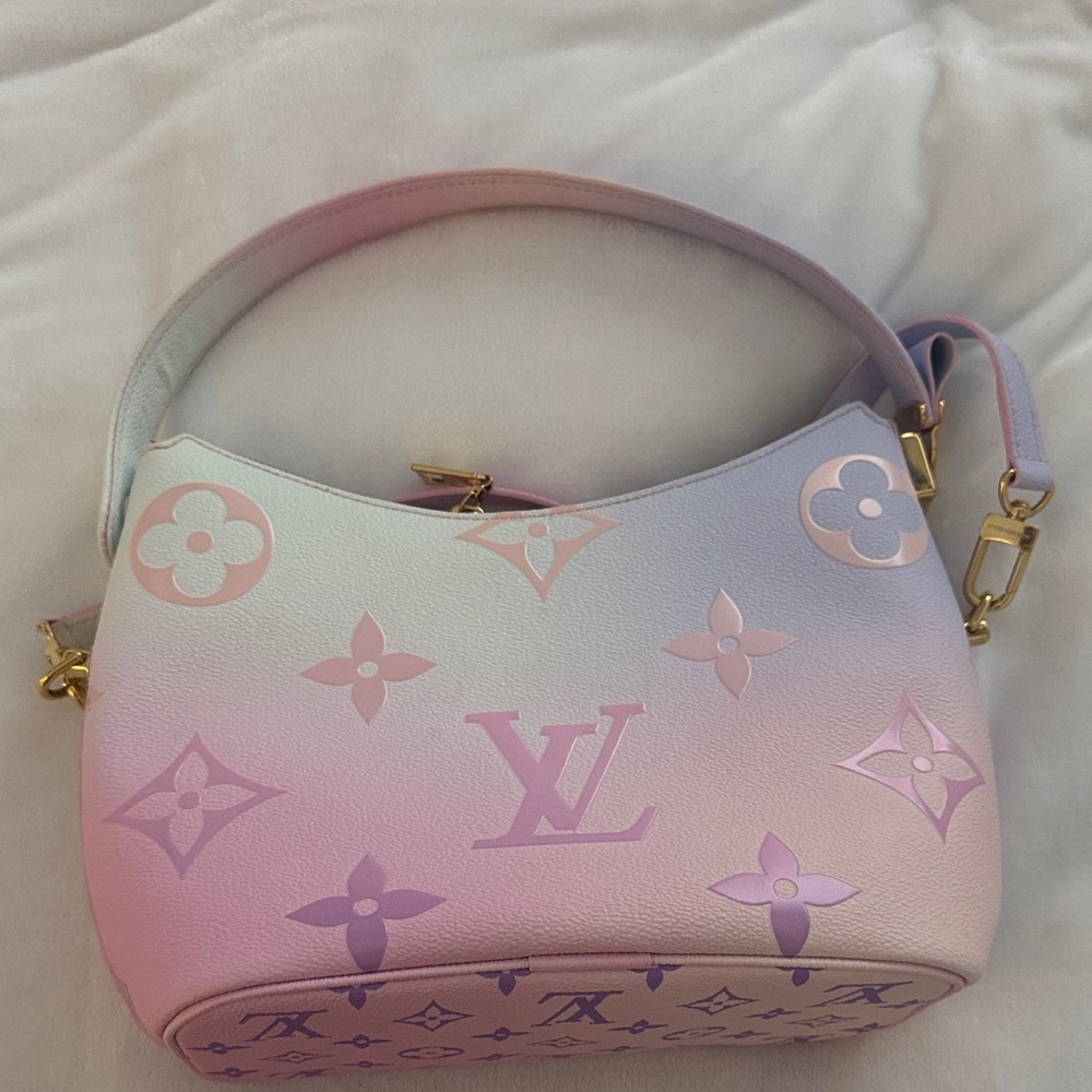 Louis Vuitton Marshmallow Pink and Purple Monogram Shoulder Bag